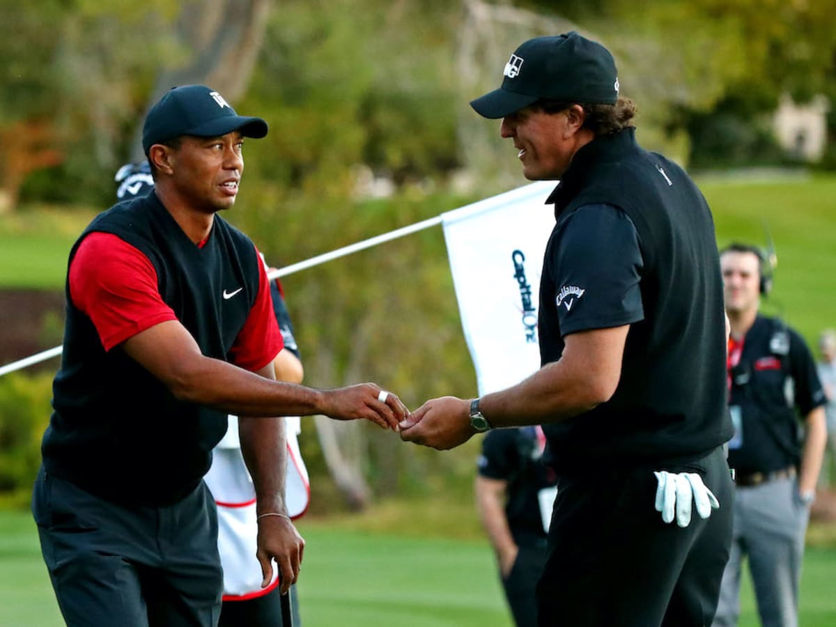 The Match 2' results: Tiger Woods and Peyton Manning beat Tom Brady and  Phil Mickelson