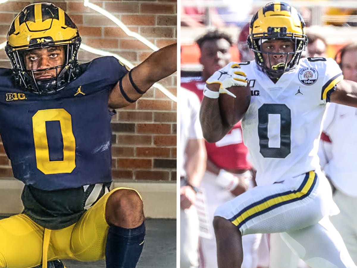M Den selling Michigan football jerseys with players' names on the back 