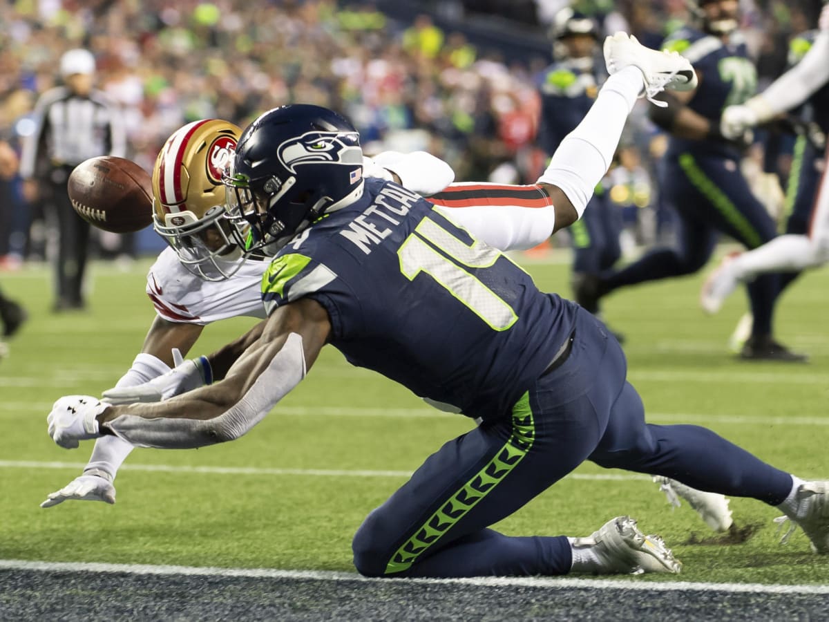 San Francisco 49ers defensive back Emmanuel Moseley against the Green Bay  Packers during an NFL football game in Santa Clara, Calif., Sunday, Nov.  24, 2019. (AP Photo/Tony Avelar Stock Photo - Alamy