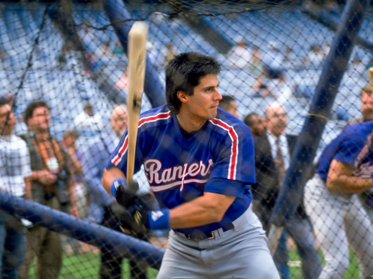 Super 70s Sports on X: Jose Canseco became baseball's only 40/40/40 man in  1988 when he cranked 40 homers, stole 40 bases, and his nuts shrank to 40%  their normal size.  / X