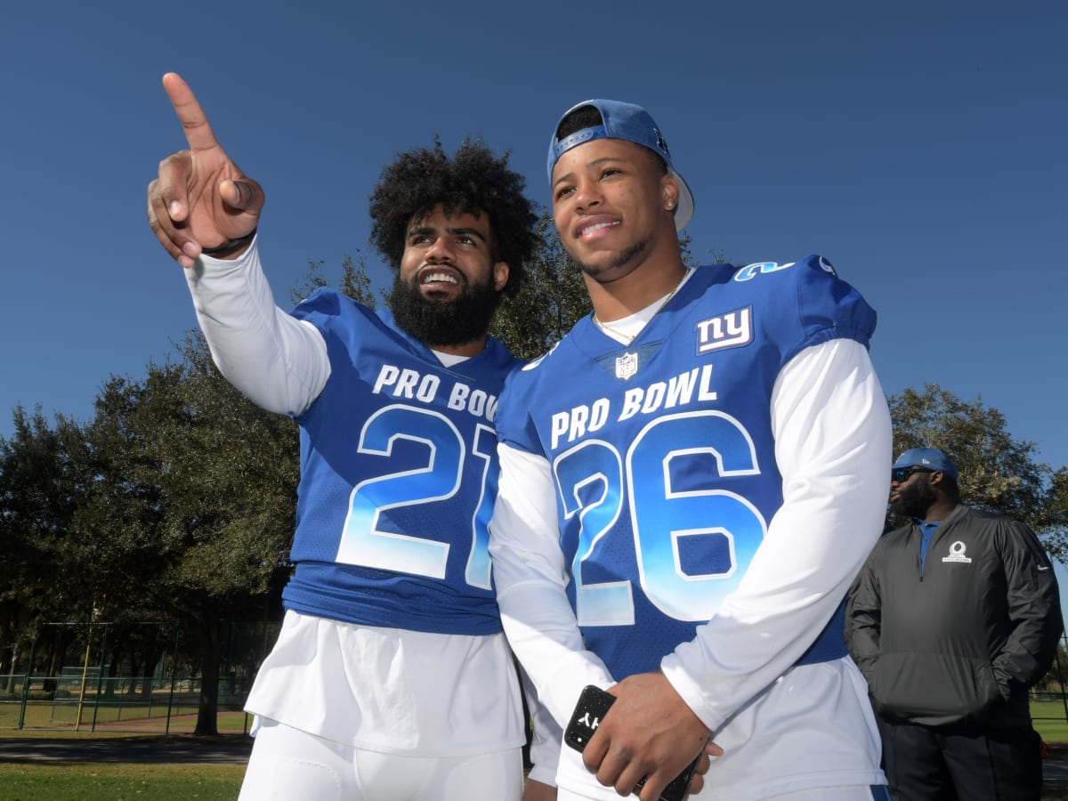 Watch Saquon Barkley, Ezekiel Elliott Jump In On Defense At Pro Bowl 