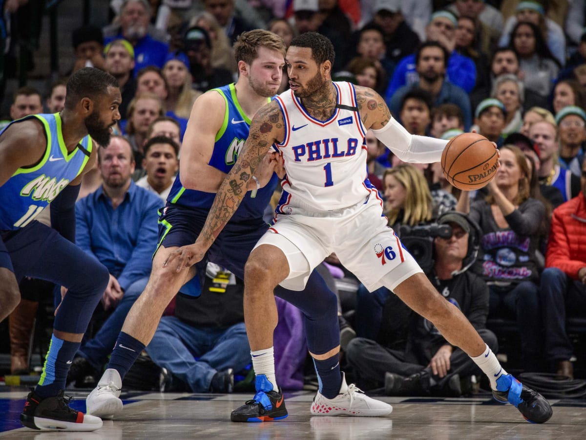 Mike Scott Philadelphia 76ers Game-Used #1 Cream City Shorts from the  2019-20 NBA Season - Size 44