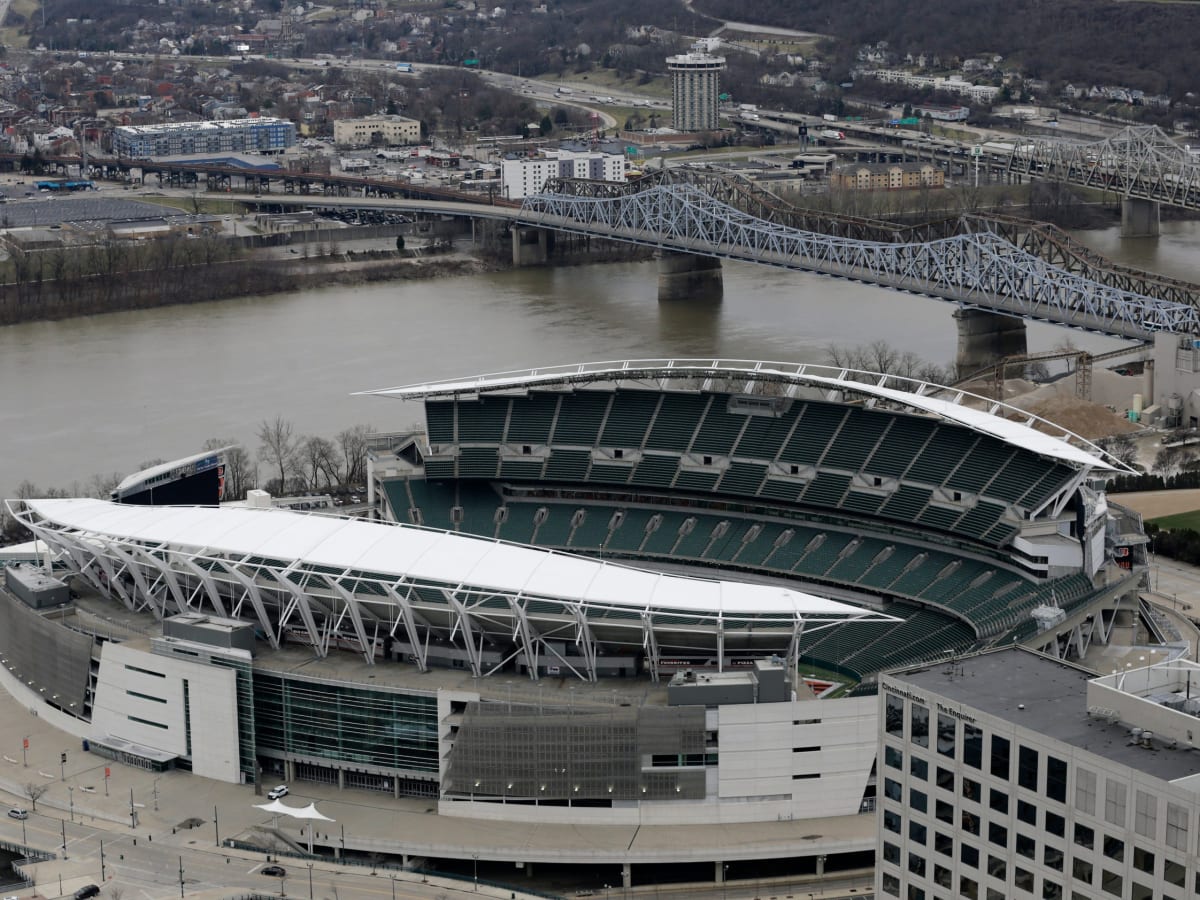 Cincinnati Bengals Paul Brown Stadium Aerial Photo