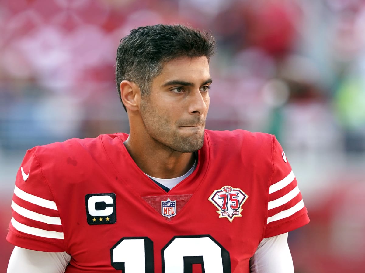 After citing rhythm and arm fatigue, 49ers' Jimmy Garoppolo asked about  accountability