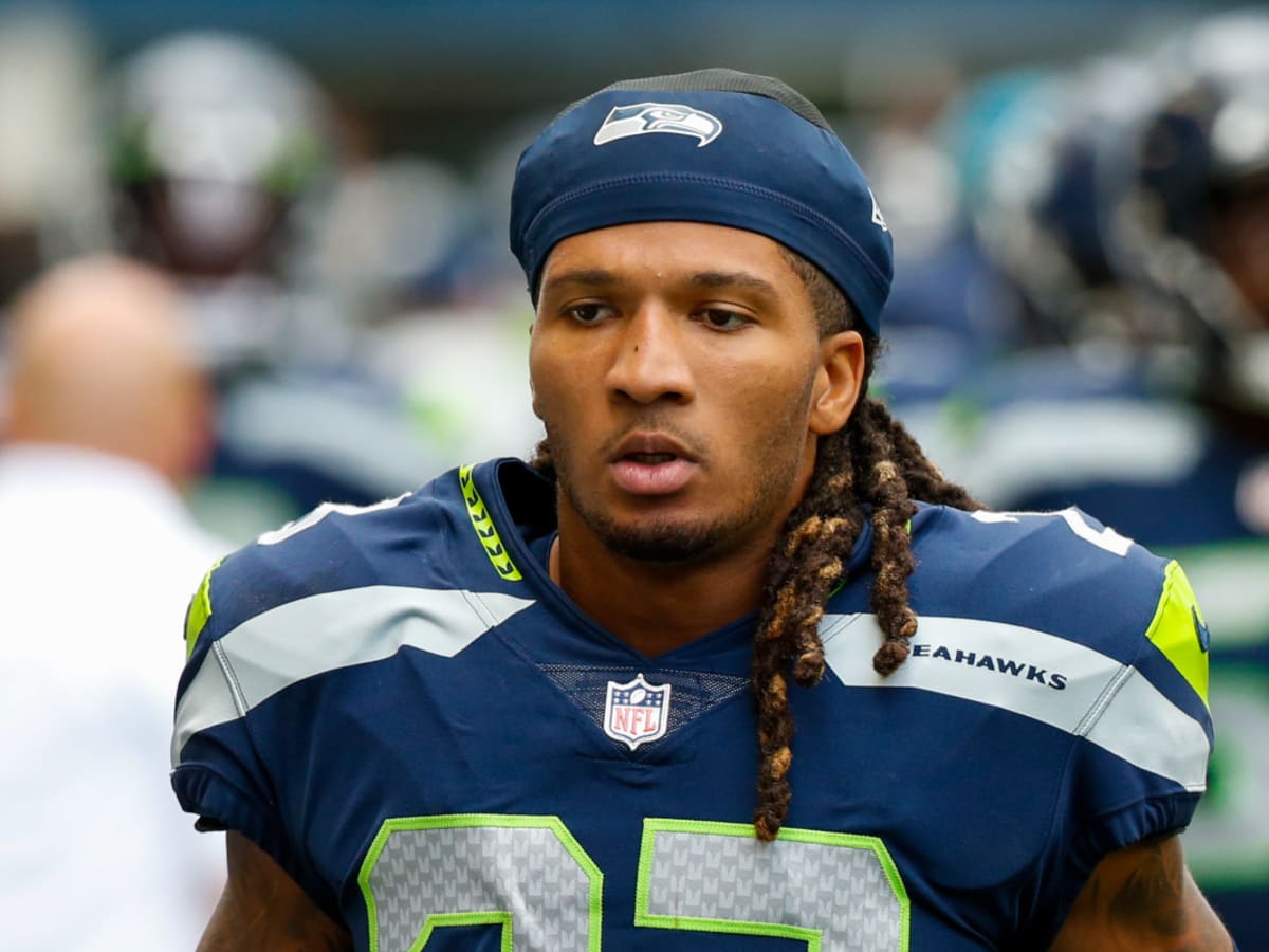 Seattle Seahawks defensive end Darryl Johnson (40) defends against the San  Francisco 49ers during an NFL football game, Sunday, Sept. 18, 2022 in  Santa Clara, Calif. (AP Photo/Lachlan Cunningham Stock Photo - Alamy