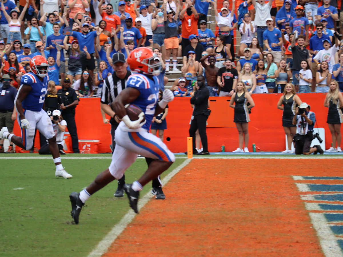 Dameon Pierce Named Senior Bowl Co-Offensive Rookie of the Year - Florida  Gators