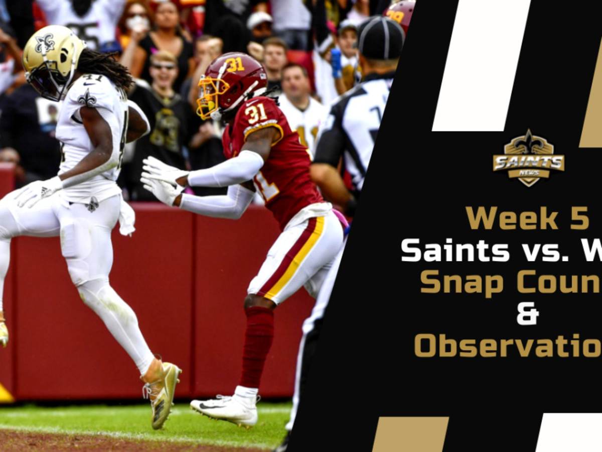 Week 12 New Orleans Saints Snap Counts and Observations - Sports  Illustrated New Orleans Saints News, Analysis and More