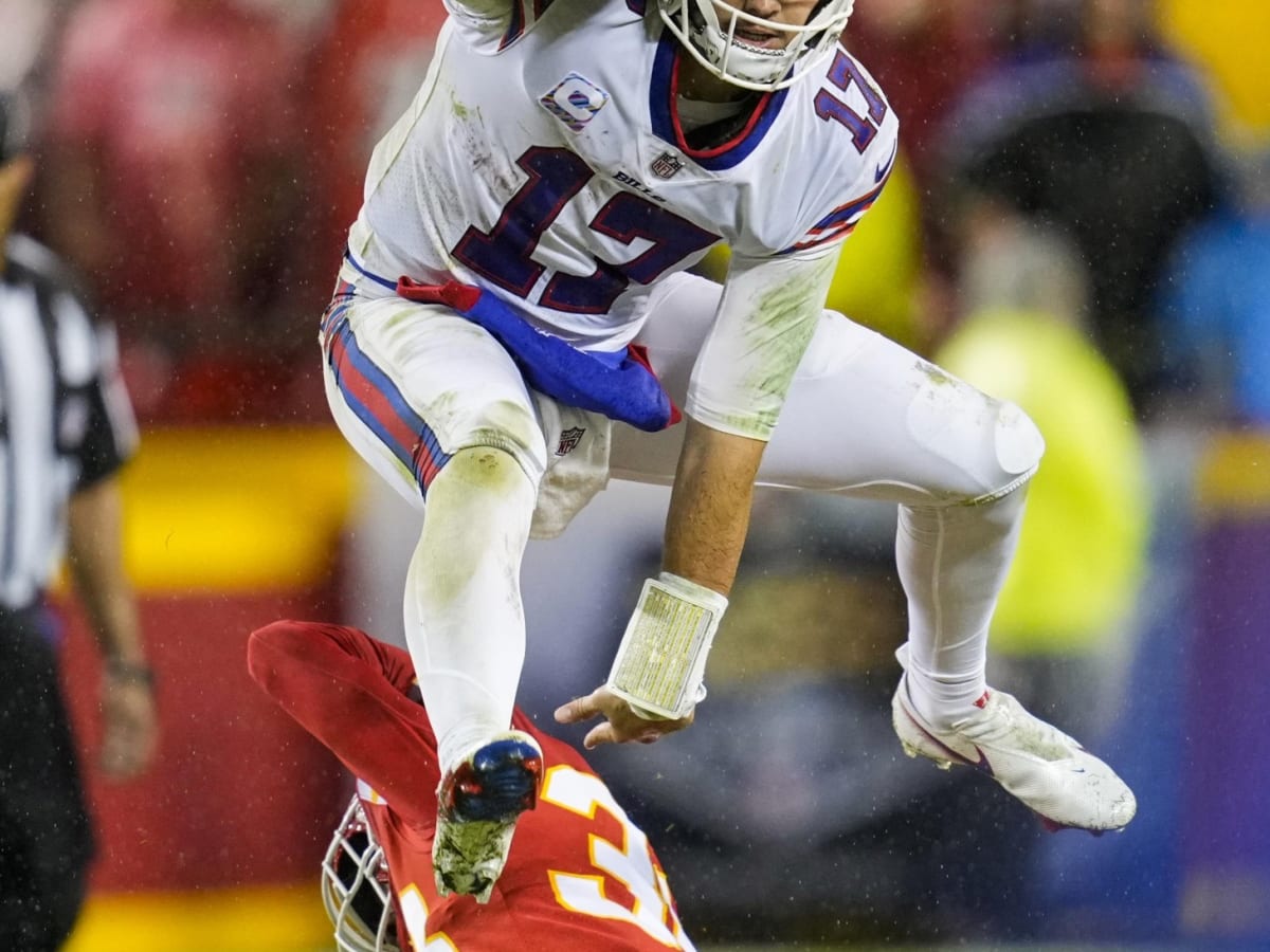 Josh Allen Hurdles a Chiefs Player Again on National TV [WATCH]