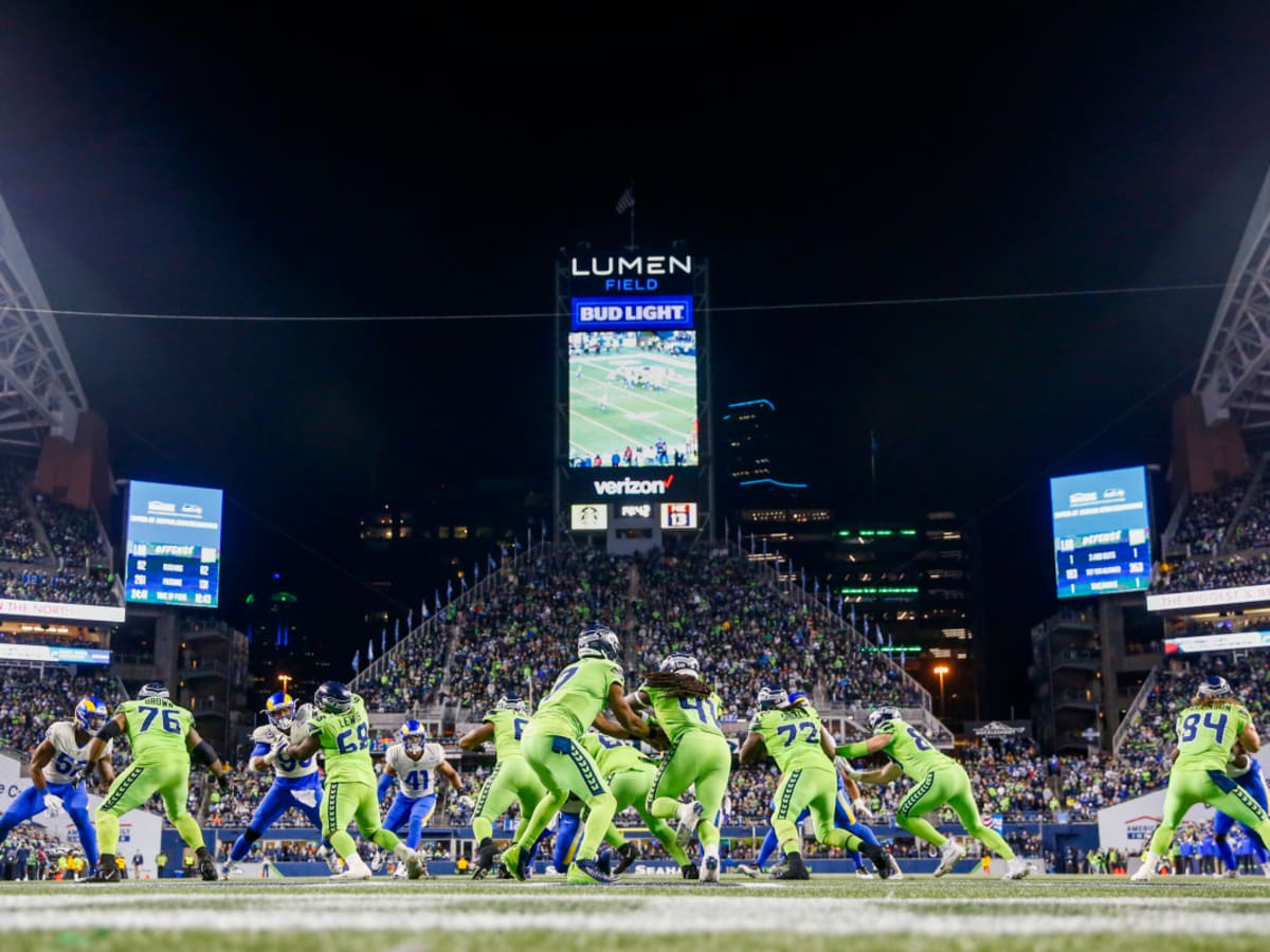 Ultimate NFL Seahawks Fan Room by Courtyard in Seattle, Washington