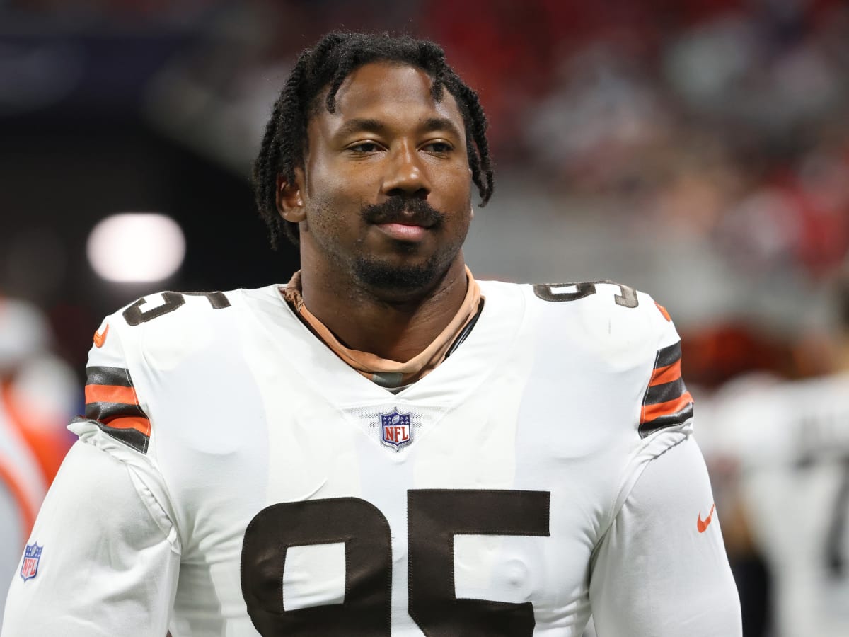 Browns' Myles Garrett ruled out Sunday vs. Falcons following car crash