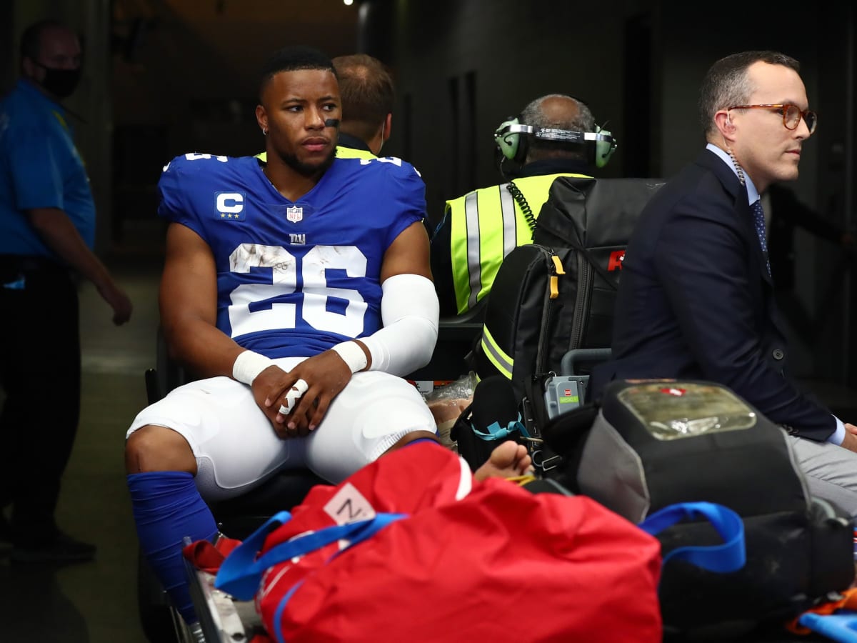 Whoops: NBC flubs Giants' Saquon Barkley injury report 