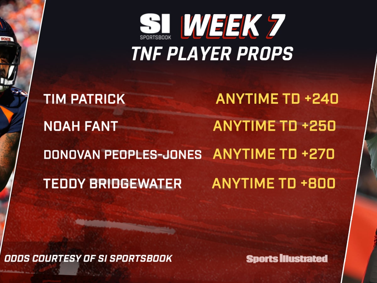 Week 7 Thursday Night Football Player Props - Sports Illustrated