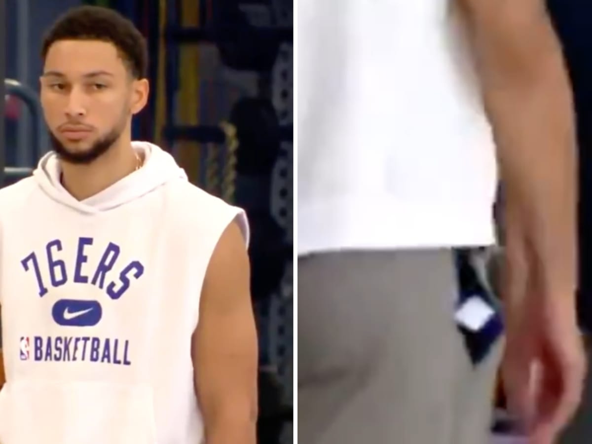 1200px x 900px - Sixers' Ben Simmons didn't actually practice with phone in pocket - Sports  Illustrated