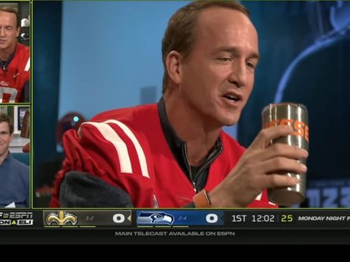 Manning Cast: Peyton wears Eli's Ole Miss jersey after losing bet - Sports  Illustrated