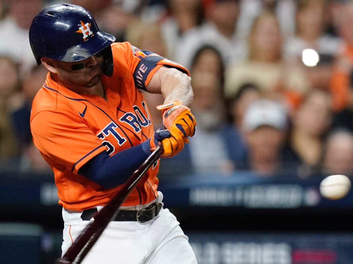 Astros Jose Altuve snaps out of slump in World Series vs Phillies - Sports  Illustrated