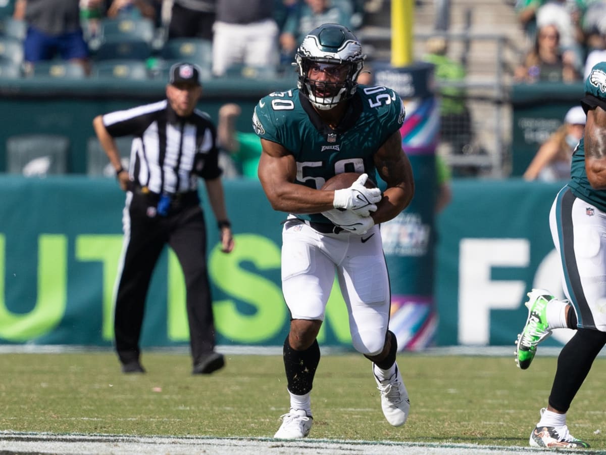 Philadelphia Eagles vs. Commanders 10 Observations: Sack Masters, DeVonta's  Big Plays, & A.J. Brown - Sports Illustrated Philadelphia Eagles News,  Analysis and More