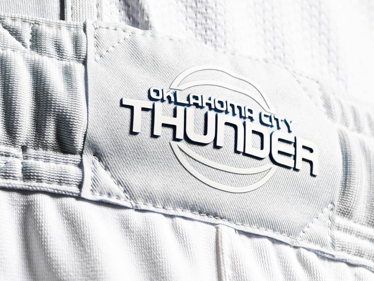 Oklahoma City Thunder Tre Mann City 75th Anniversary Gray Jersey