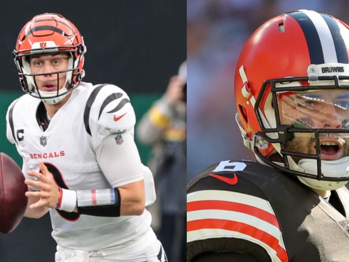 Cincinnati, OH, USA. 25th Nov, 2018. Cleveland Browns quarterback Baker  Mayfield (6) takes a snap in a game between the Cleveland Browns and the  Cincinnati Bengals on November 25, 2018 at Paul