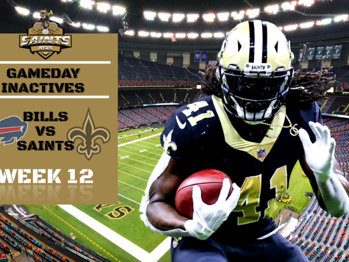 Buffalo Bills at Saints: Game day inactives