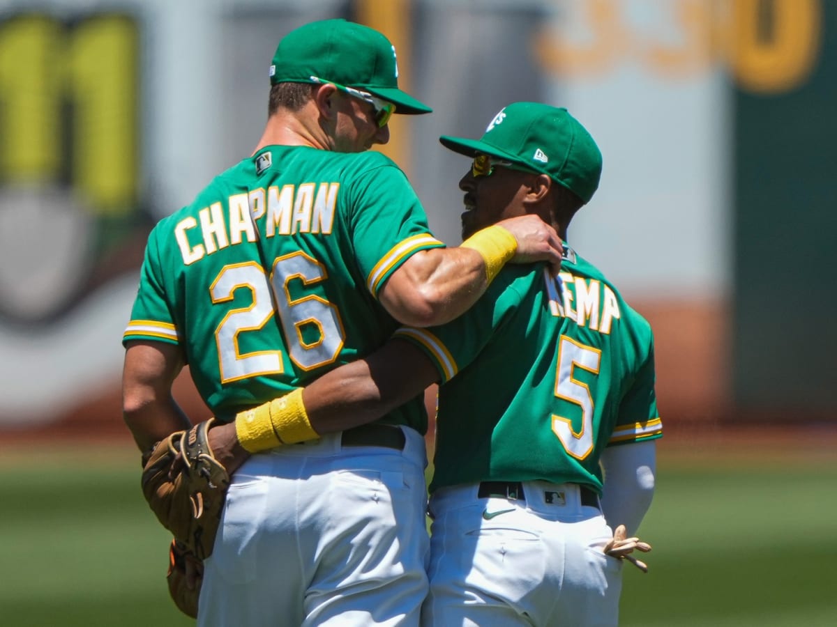 A's likely to request M's Marte in potential Chapman trade