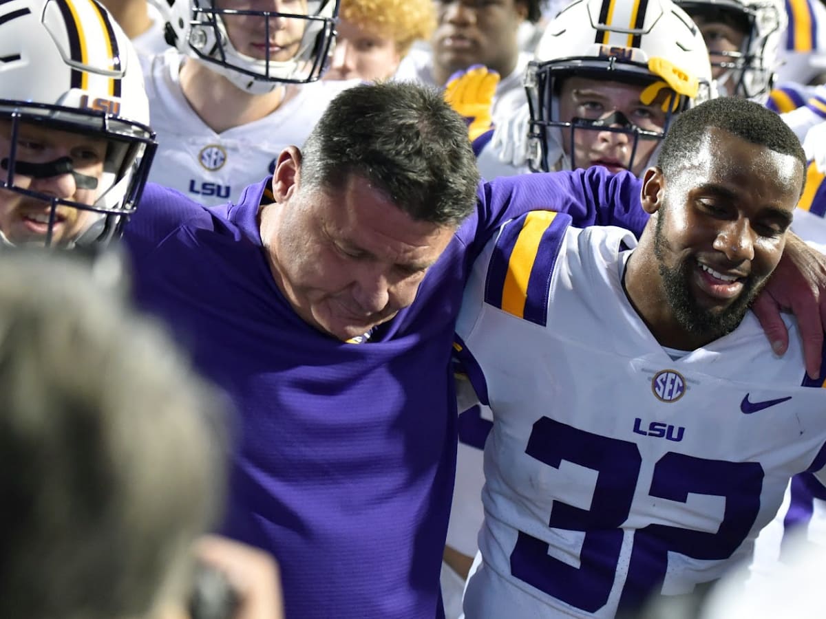 LSU's Ed Orgeron is AP college football coach of the year