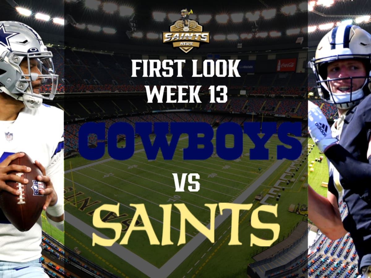 Saints Gameday Guide 2021: Week 13 vs. Cowboys