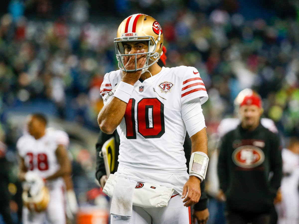 Jimmy Garoppolo Reminds 49ers why They Traded up for Trey Lance - Sports  Illustrated San Francisco 49ers News, Analysis and More