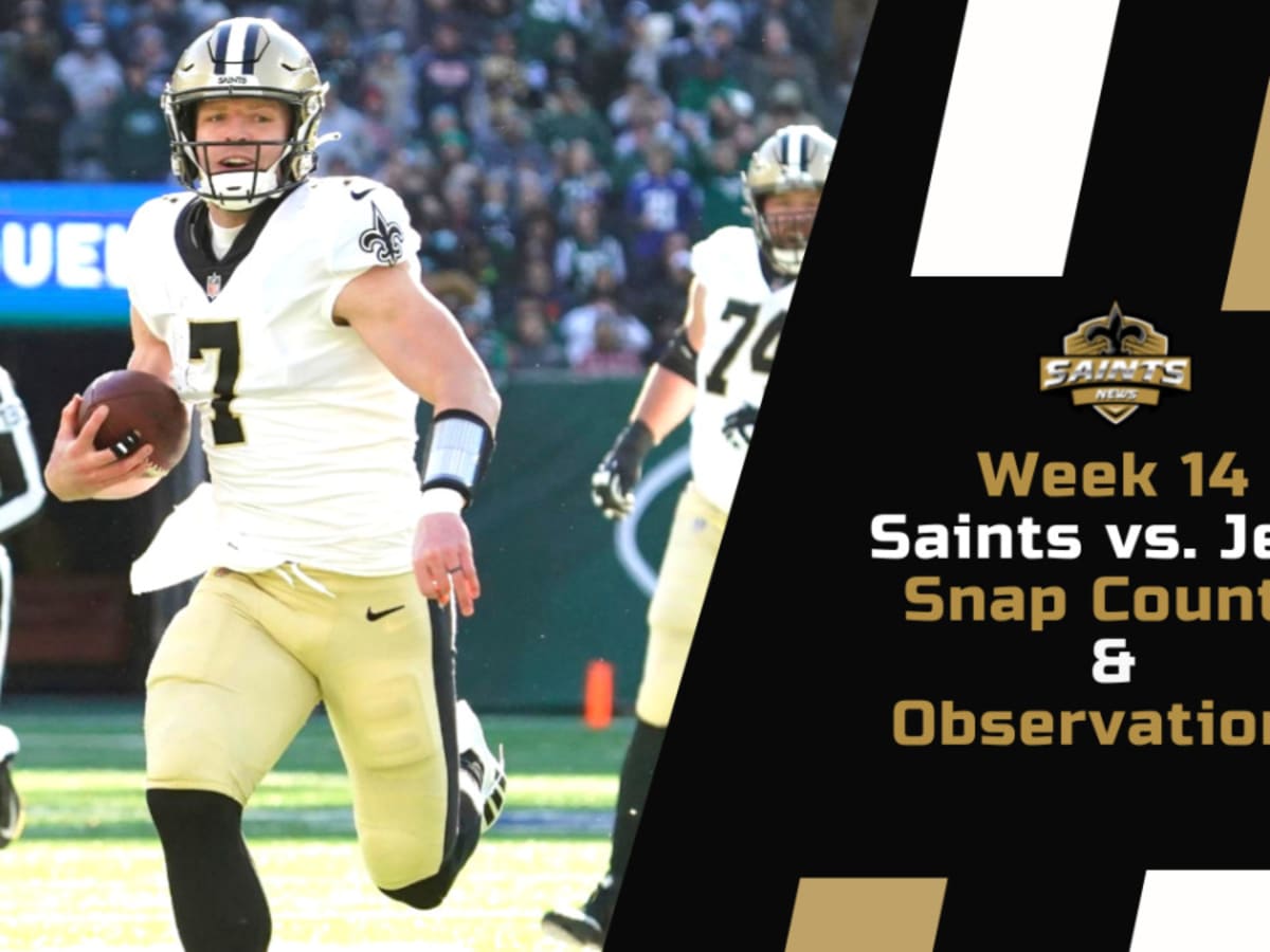 Week 4 Snap Count Analysis: Bucs vs. Saints