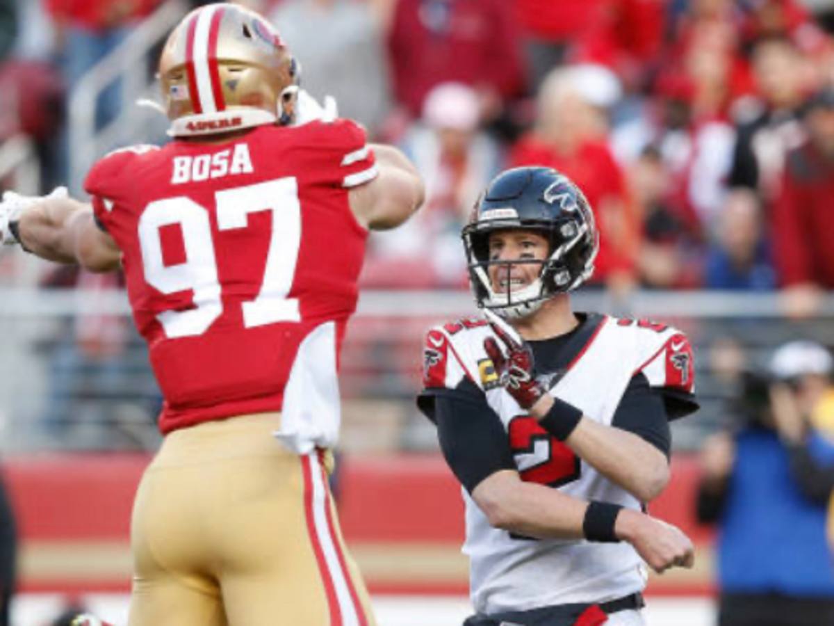 Key stats from the 49ers' 31-13 Week 15 win over the Falcons