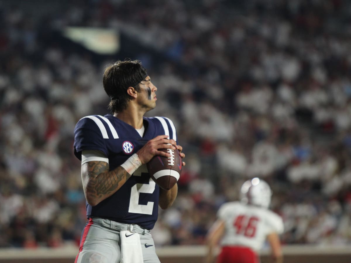 Corral to the Peach State? Latest Mock Projects Ole Miss QB to Falcons -  The Grove Report – Sports Illustrated at Ole Miss