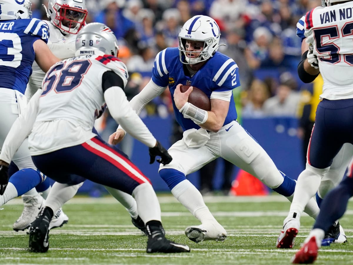 Wentzday: Indianapolis Colts QB Carson Wentz Has Performance to Forget in  Win vs. New England Patriots - Sports Illustrated Indianapolis Colts News,  Analysis and More