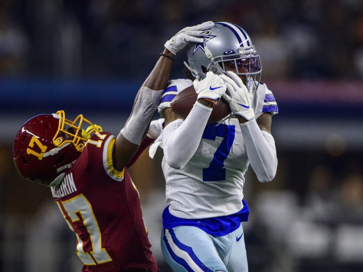 Dallas Cowboys cornerback Trevon Diggs (7) on the field during an NFL  divisional round playoff football