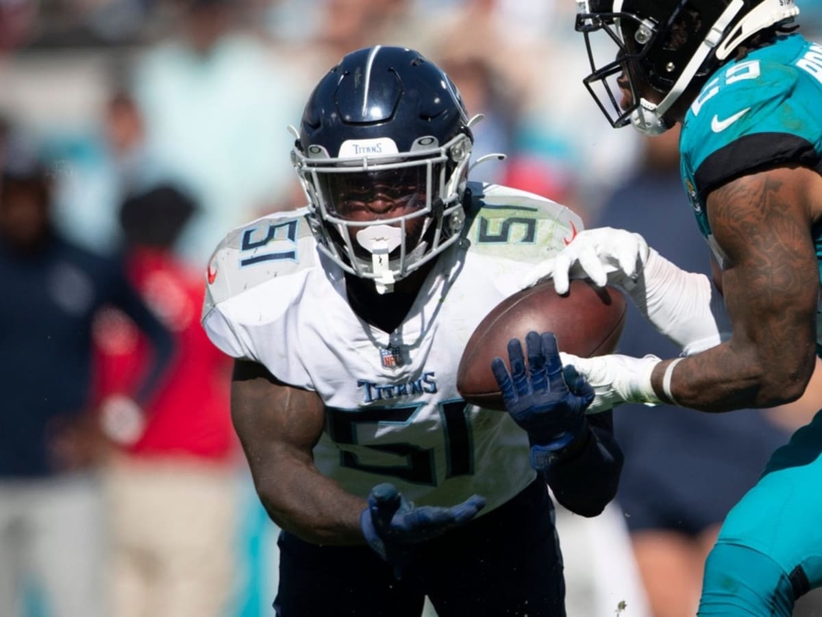 David Long of the Tennessee Titans leaves the field after a game