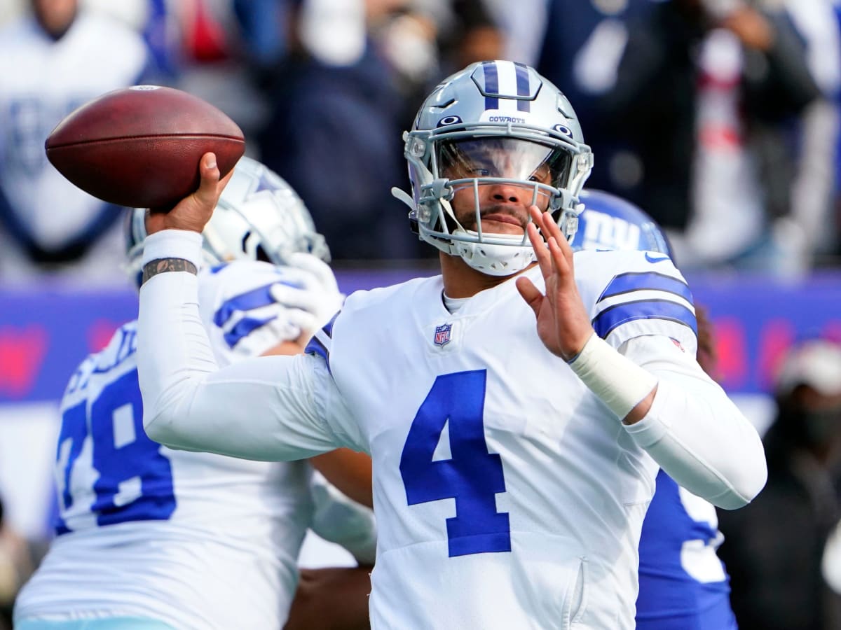 Santa Clara, California, USA. 22nd Jan, 2023. Dallas Cowboys quarterback  Dak Prescott (4) on Sunday, January 22, 2023, at Levis Stadium in Santa  Clara, California. The 49ers defeated the Cowboys 19-12 in