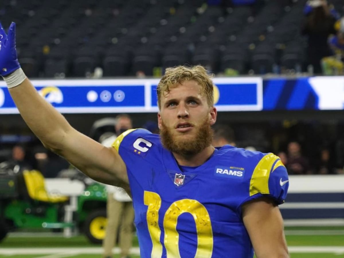 Sunday Night Football on NBC - Calvin Johnson - 1,964 yards Cooper Kupp -  1,734 yards Will the Rams star WR set the record for most receiving yards  in a single season?! 