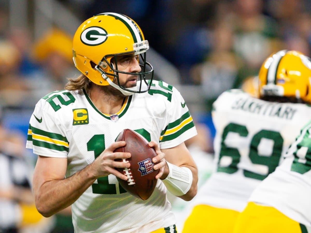 Aaron Rodgers & David Bakhtiari Green Bay Packers Golf Cart