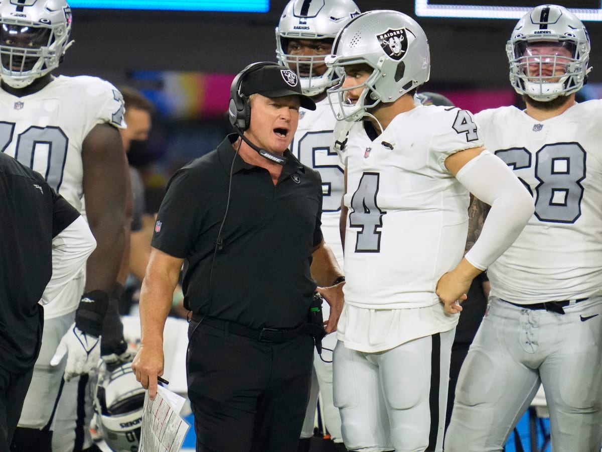 Raiders news 9/25: Gruden says team has 'ways to go', Raiders need new  kicker - Silver And Black Pride