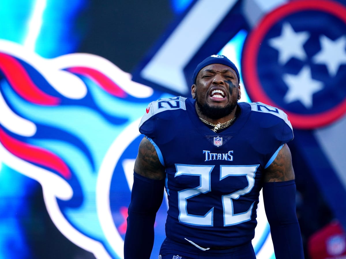 derrick henry titans  Tennessee titans logo, Derrick henry, Nfl funny