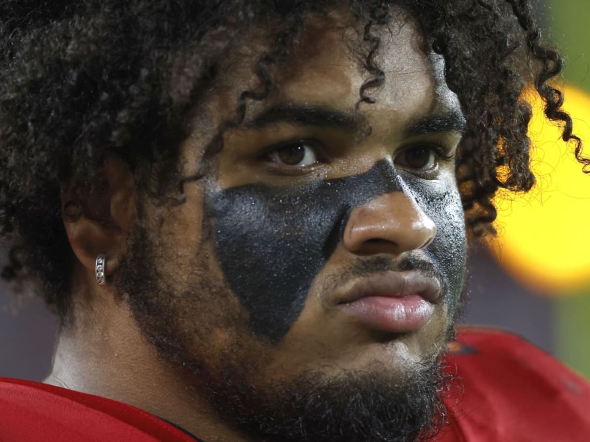 Bucs' playoff romp comes at a cost as Tristan Wirfs exits with ankle injury