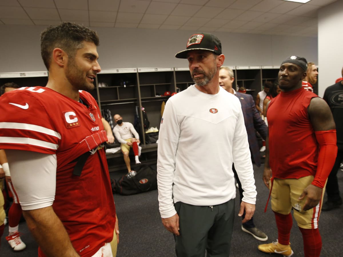 Kyle Shanahan not making Jimmy Garoppolo farewell speech after 49ers' loss  – NBC Sports Bay Area & California