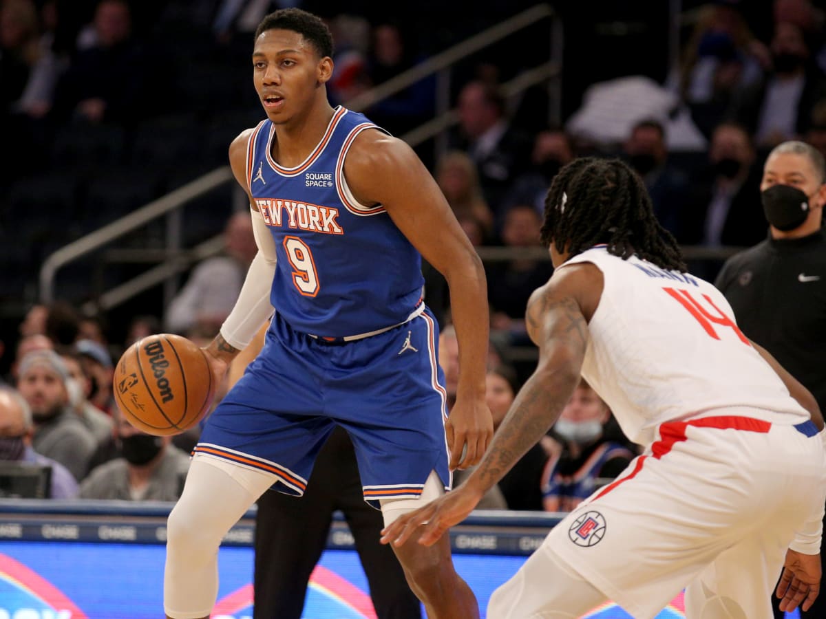 RJ Barrett New York Knicks Game-Used Nike #9 Jersey vs. Oklahoma City  Thunder on March 6, 2020