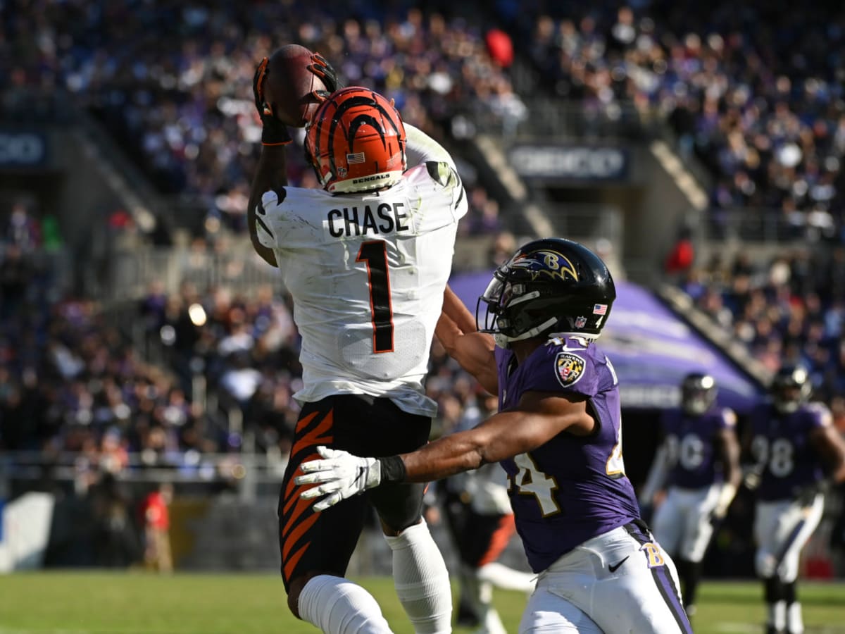 Gray Men's Ja'Marr Chase Cincinnati Bengals Game Atmosphere