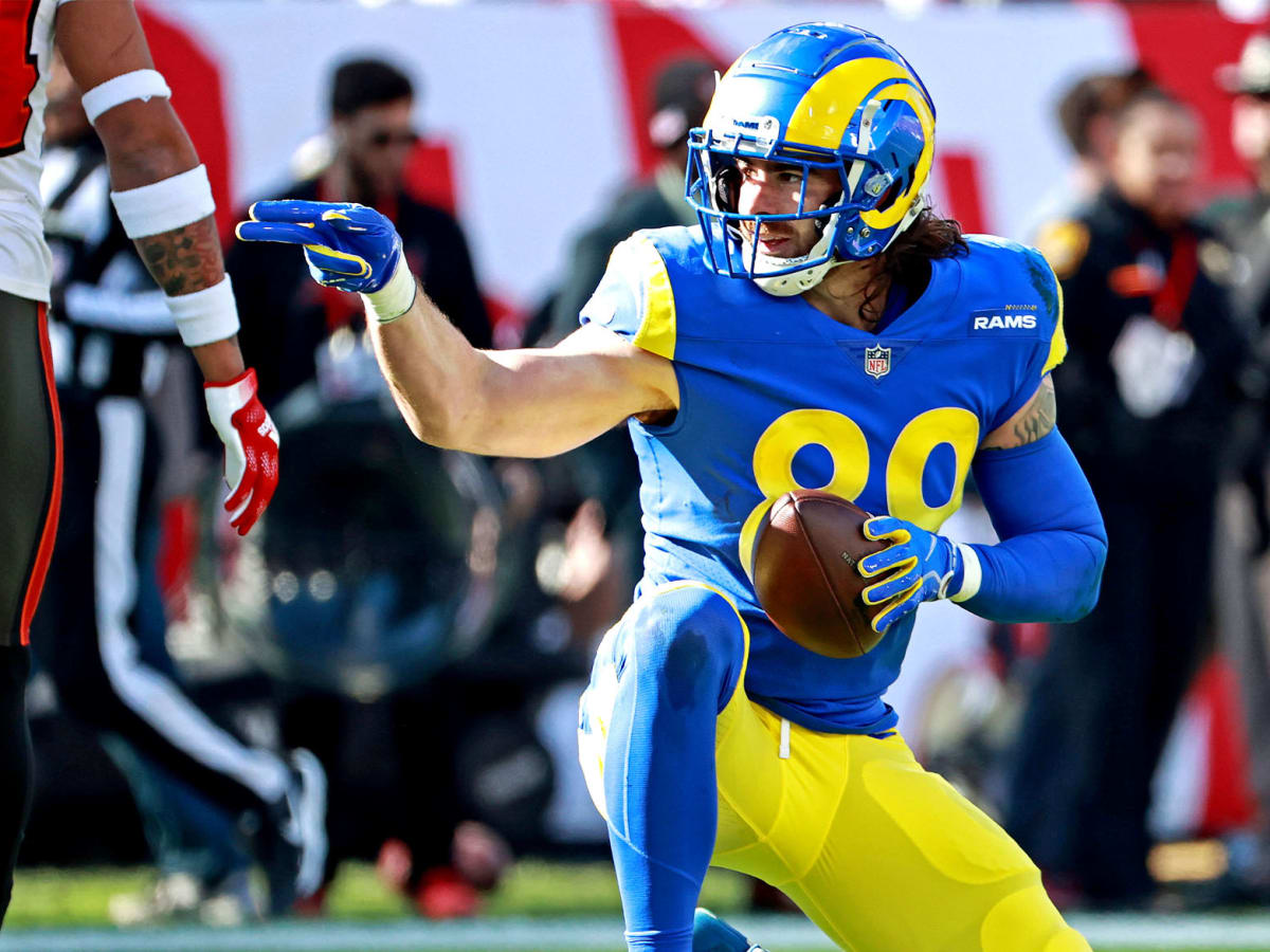 Tyler Higbee, LA Rams Night at Staples Center