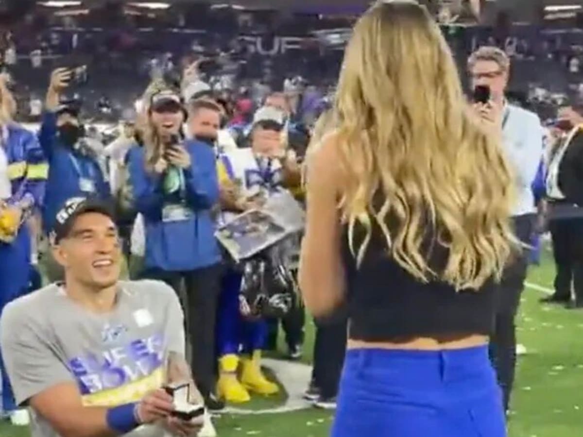 Rams news: Taylor Rapp gets down on one knee for Super Bowl proposal