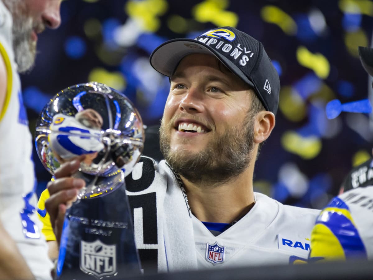 Matthew Stafford Wear Los Angeles Rams Hat Detroit Lions - Sports  Illustrated Detroit Lions News, Analysis and More