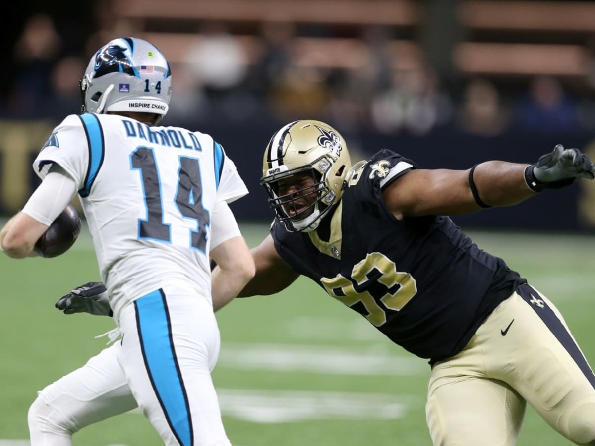 Saints believe second-year DT David Onyemata is showing improvement, PFF  News & Analysis