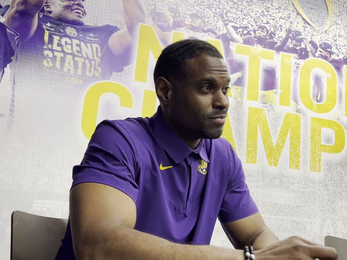 Strong Core Values Help LSU Receivers Coach Cortez Hankton Create Special  Bond With Tigers - Sports Illustrated LSU Tigers News, Analysis and More.