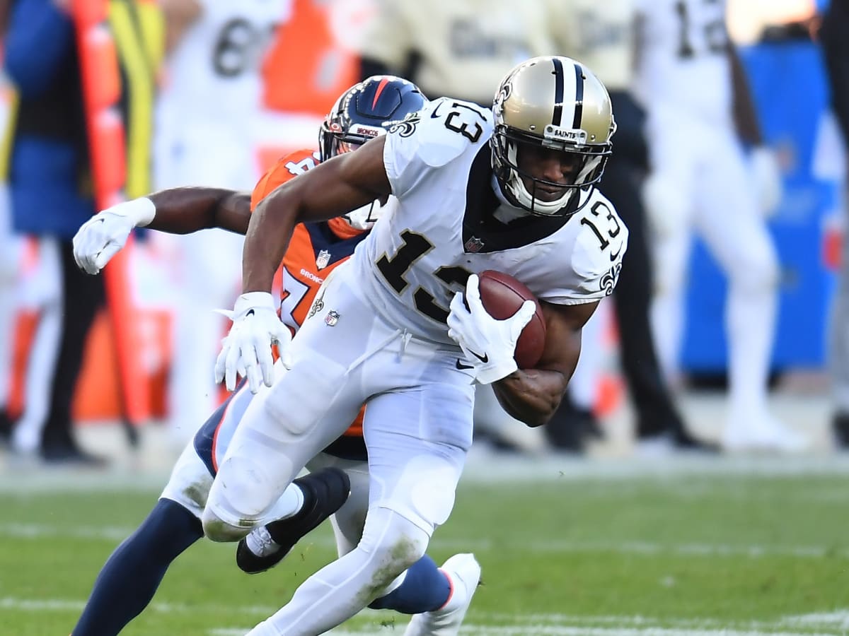 Saints' Michael Thomas returns to practice with a new deal