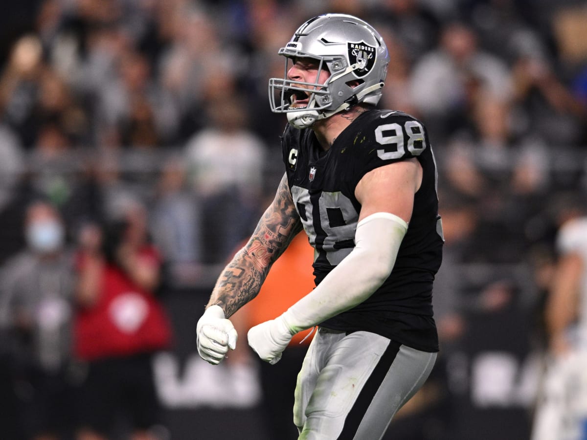 Las Vegas Raiders DE Maxx Crosby says he's 18 months sober after