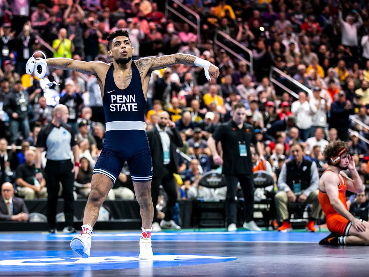 NCAA Wrestling Championships 2022: The Penn State Nittany Lions Crown Five  National Champions - Sports Illustrated Penn State Nittany Lions News,  Analysis and More